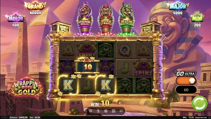 Wrappin' More Gold - ベースゲームでの勝利